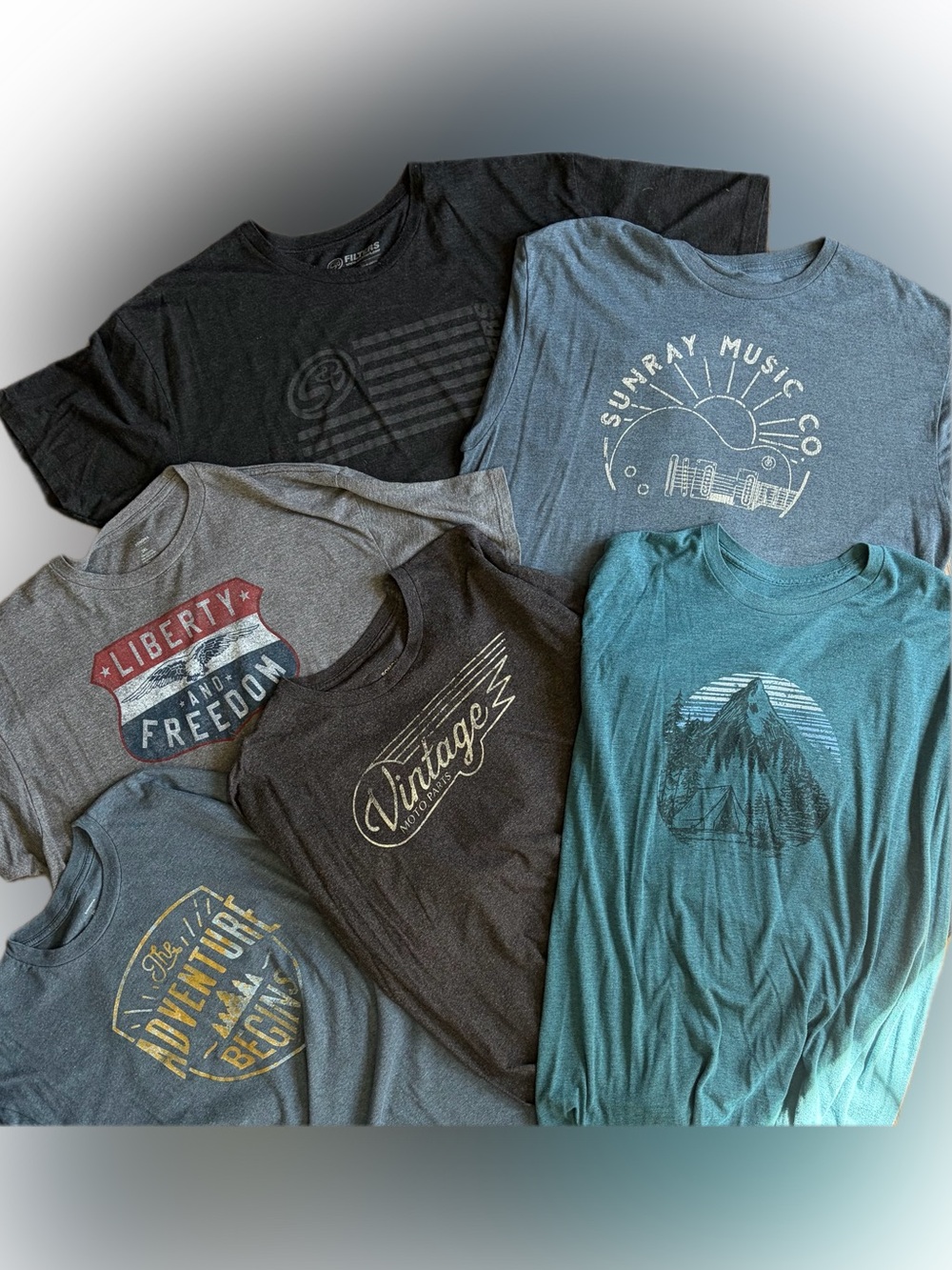 Lot of 6 - Mens Sonoma Short Sleeve Soft T-shirts - Sz XXL